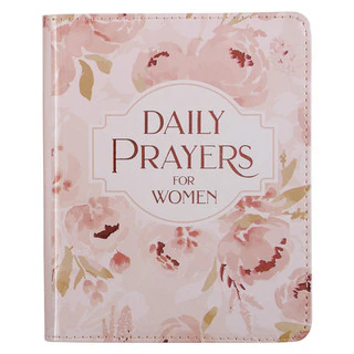 Daily Prayers for Women Pink Floral Faux Leather Devotional