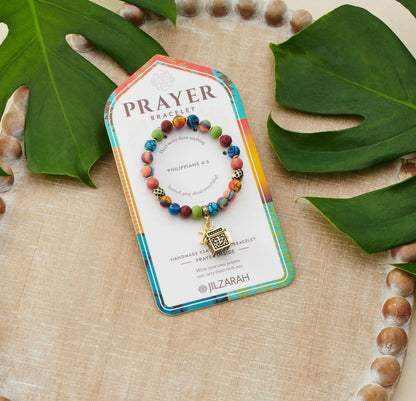 Handcrafted Polymer Clay Prayer Bracelet with Magnetic Prayer Box – Available in 4 Styles ⭐