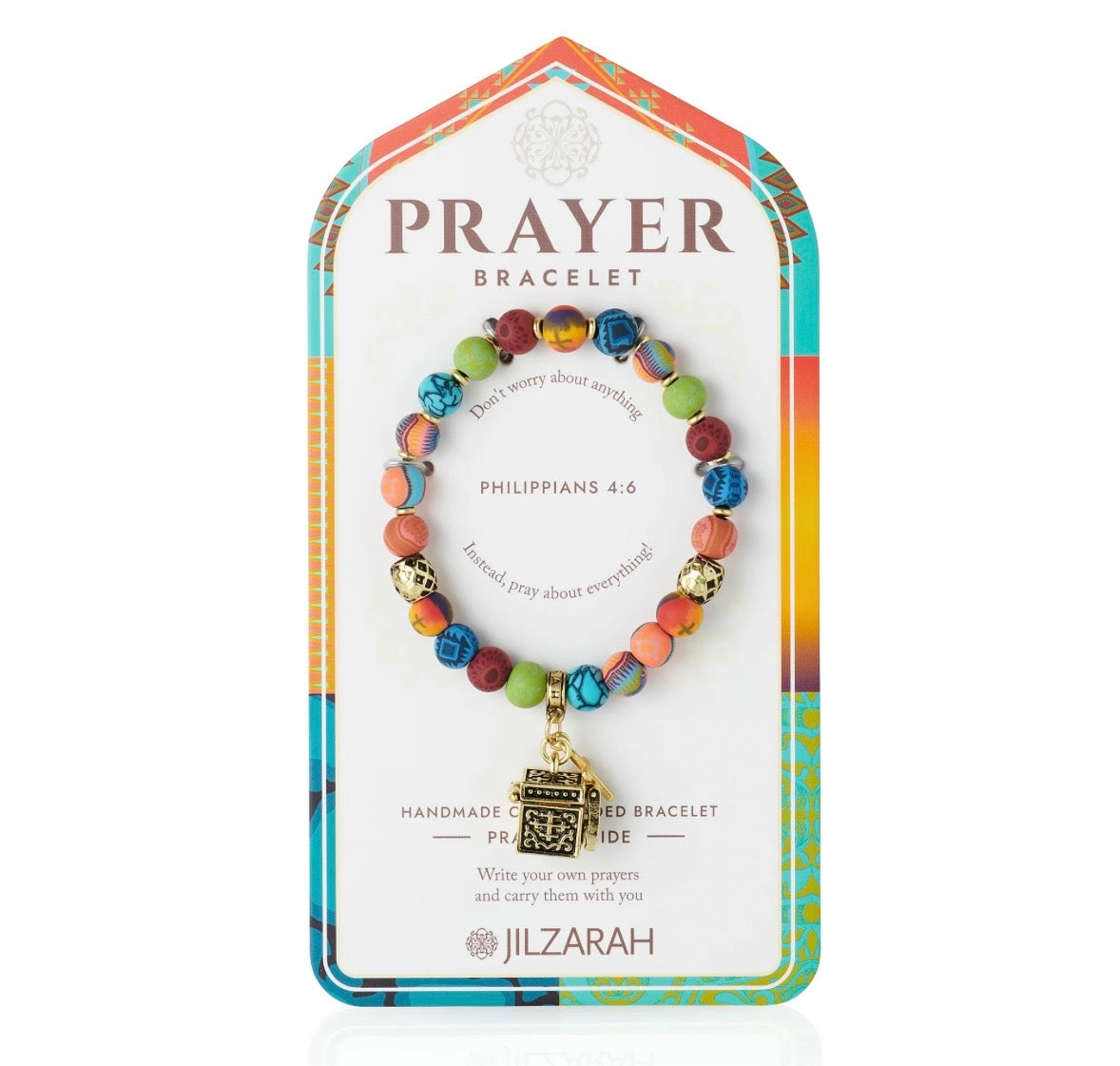 Handcrafted Polymer Clay Prayer Bracelet with Magnetic Prayer Box – Available in 4 Styles ⭐