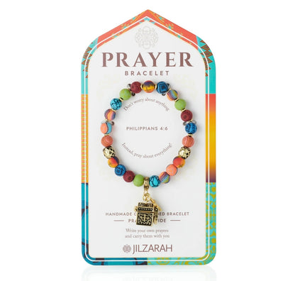 Handcrafted Polymer Clay Prayer Bracelet with Magnetic Prayer Box – Available in 4 Styles ⭐