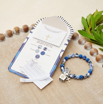 Handcrafted Polymer Clay Prayer Bracelet with Magnetic Prayer Box – Available in 4 Styles ⭐