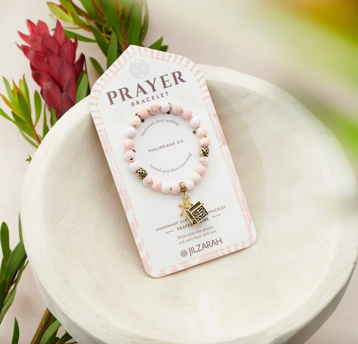 Handcrafted Polymer Clay Prayer Bracelet with Magnetic Prayer Box – Available in 4 Styles ⭐