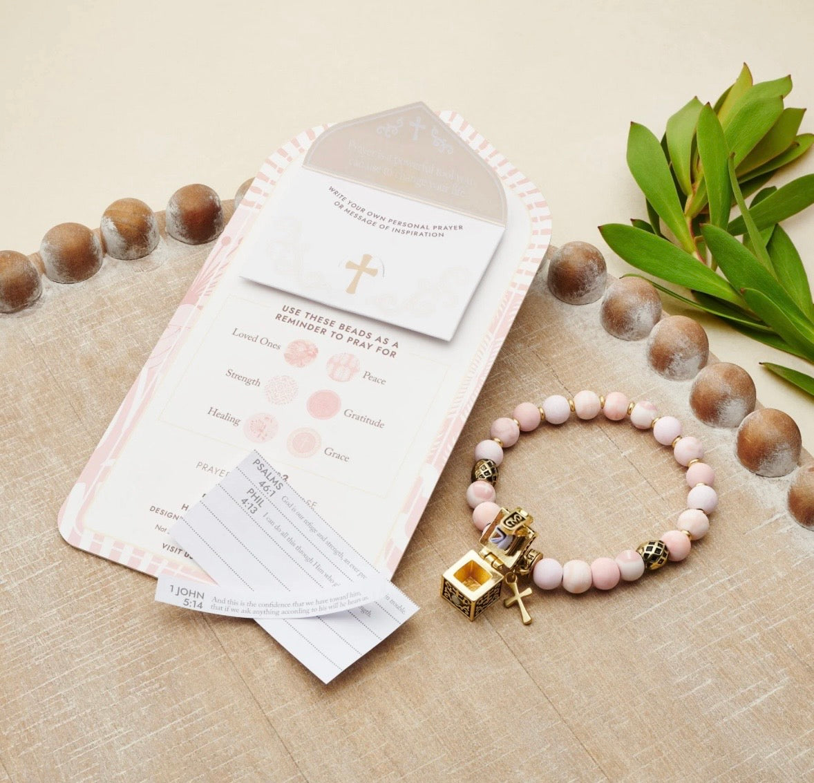 Handcrafted Polymer Clay Prayer Bracelet with Magnetic Prayer Box – Available in 4 Styles ⭐