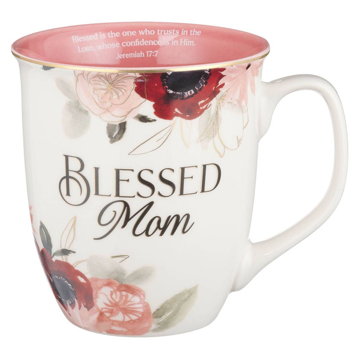 Mug - Pink Floral Blessed Mom