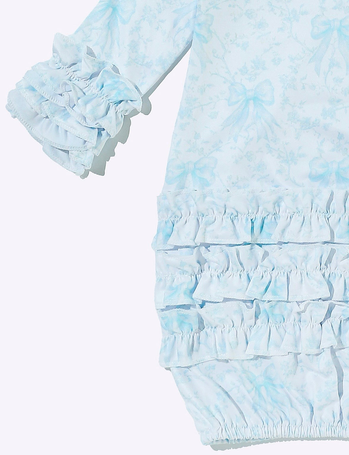 Clothing for Baby Girl - Azul Bow Baby Gown