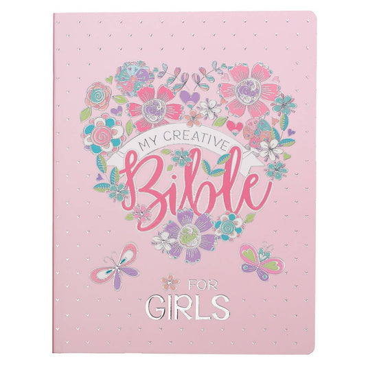 Esv My Creative Bible For Girls Softcover, Pink Floral