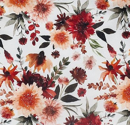 Clothing for Baby Girl - Mahogany Floral Baby Gown