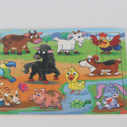 Wooden Farm Yard Friends Wooden Puzzle