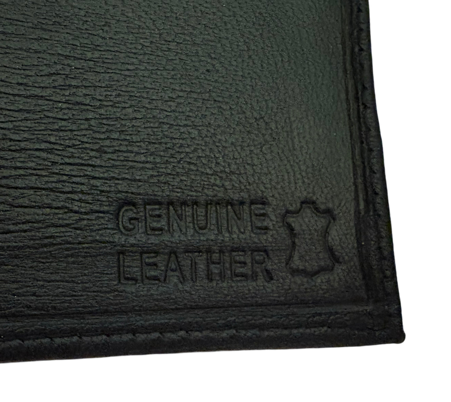 Men’s Wallet - Leather Bifold Fixed FlipUp Dual Window ID Mens