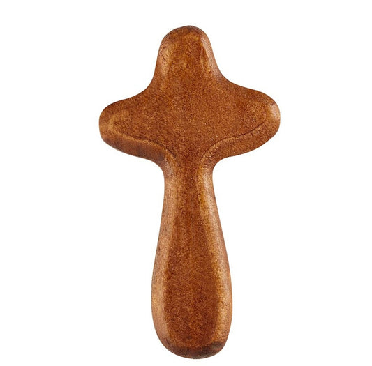 Dark Wood Mini Prayer Cross