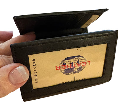 Men’s Wallet - Leather Tri-fold Window ID