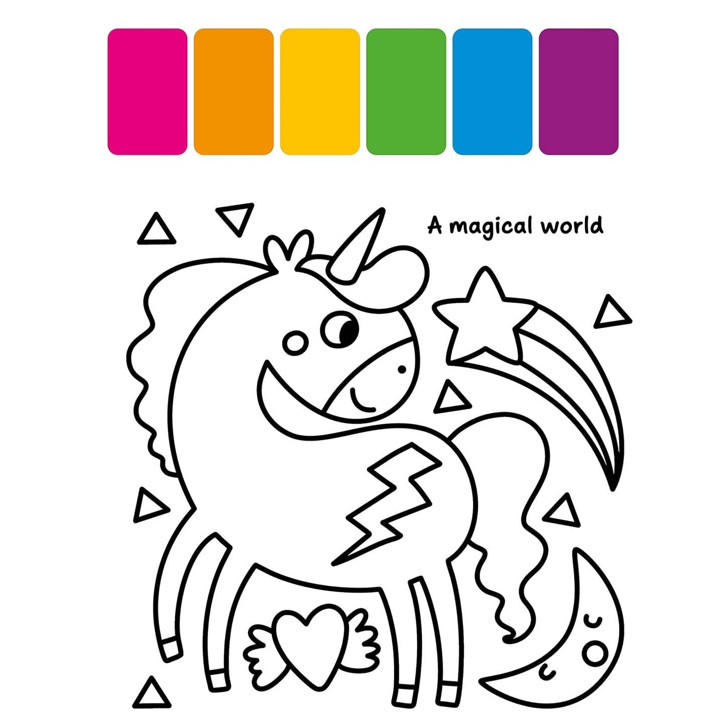 My First Painting Book: Magical Unicorns