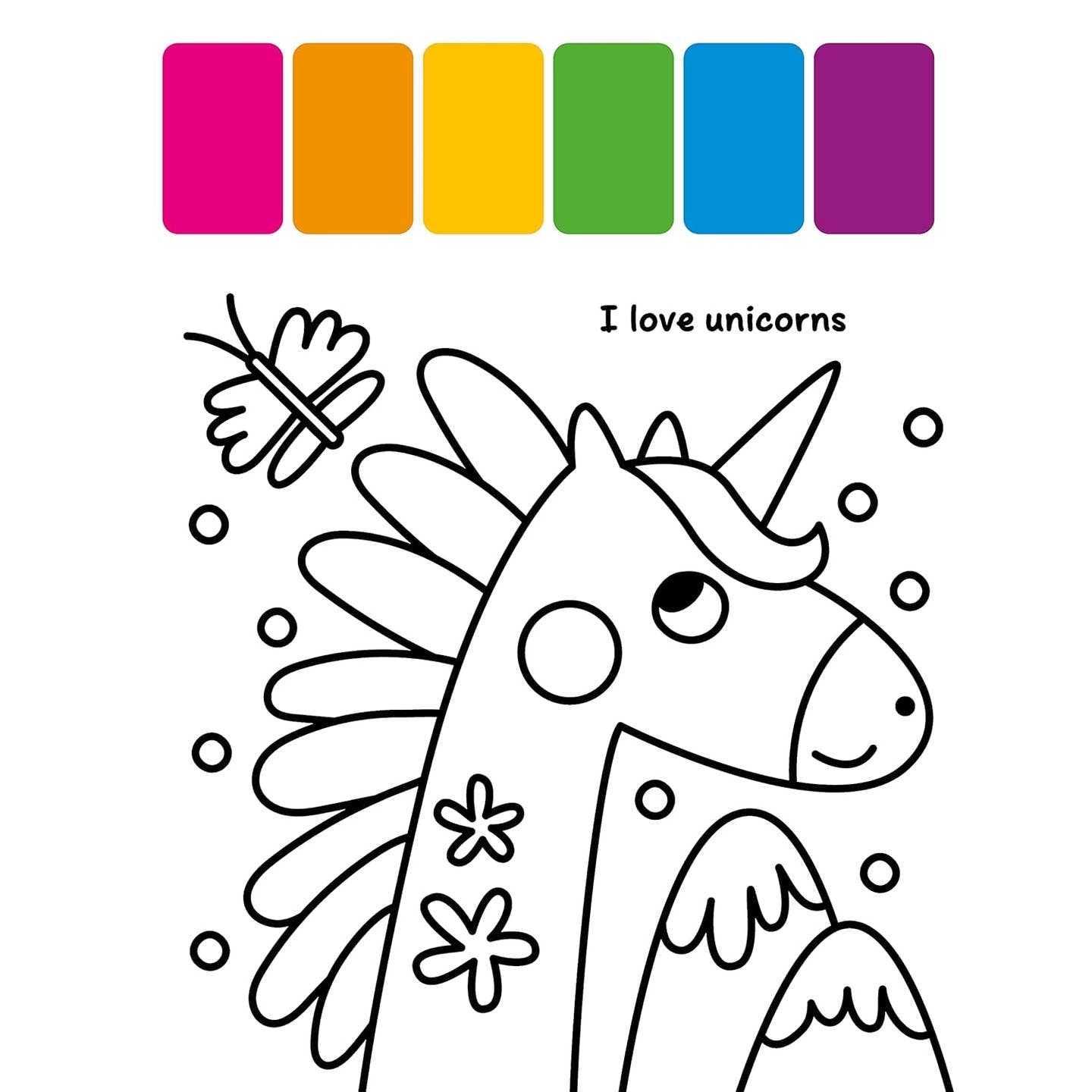 My First Painting Book: Magical Unicorns