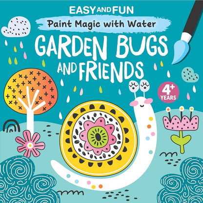 Easy and Fun Paint Magic with Water: Garden Bugs and Friends