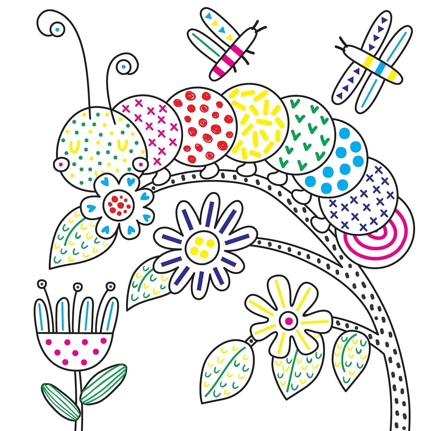 Easy and Fun Paint Magic with Water: Garden Bugs and Friends