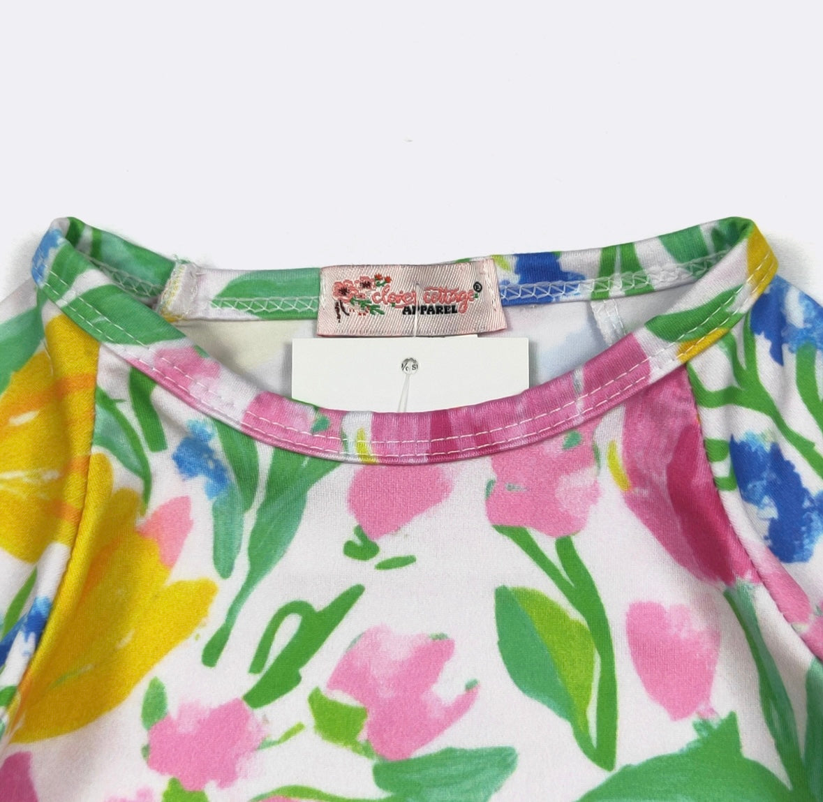 Clothing for Baby Girl - Springtime Baby Gown fits Newborn to 3 Months