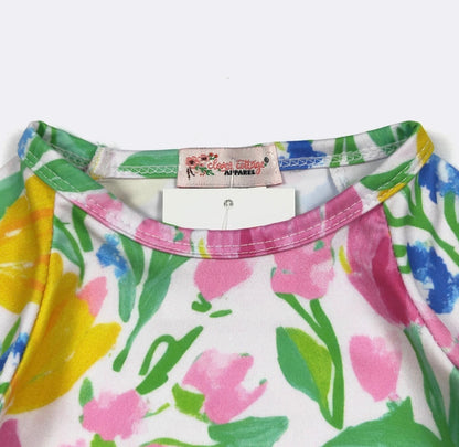 Clothing for Baby Girl - Springtime Baby Gown fits Newborn to 3 Months