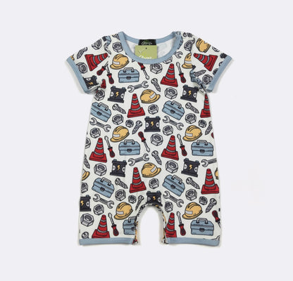 Clothing for Baby Boy - Toolbox Boy Romper