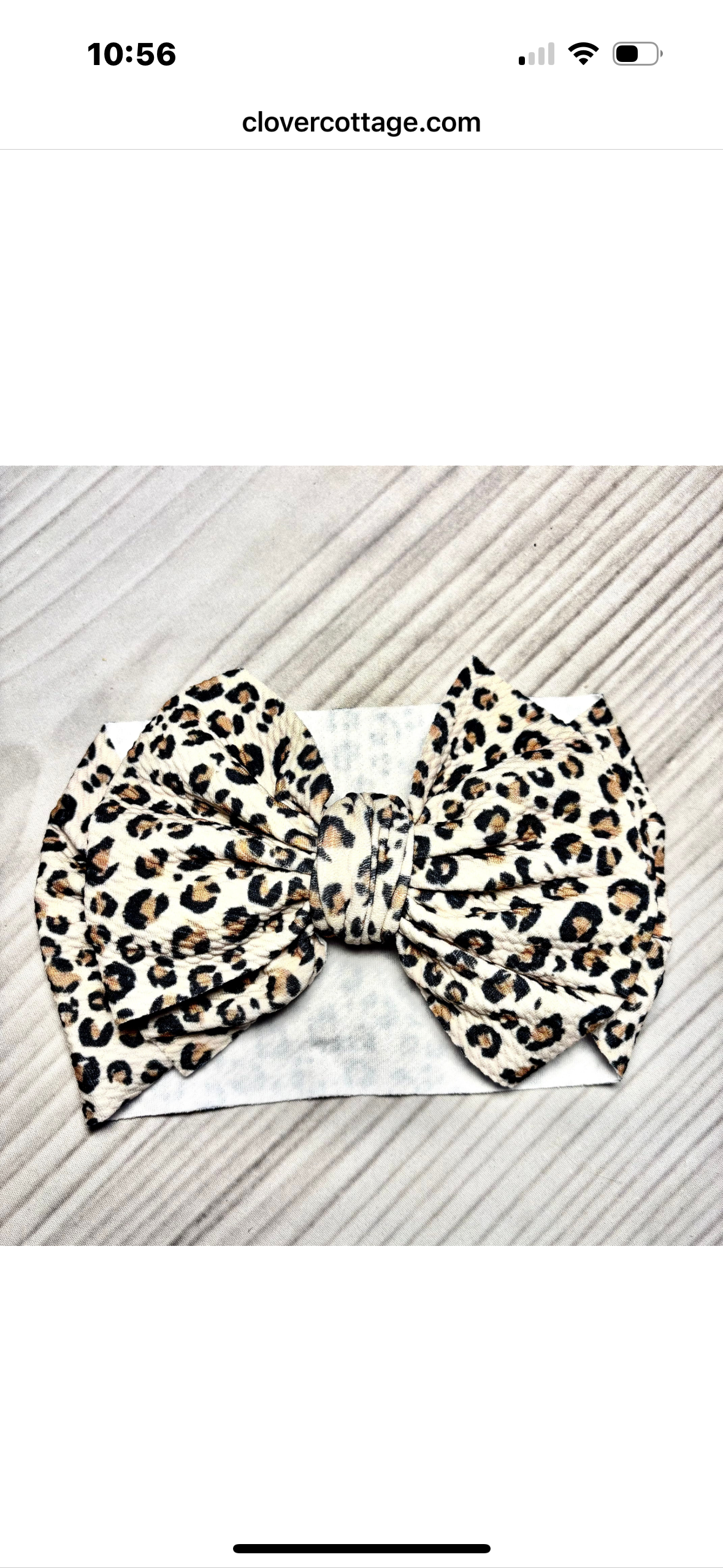 Hair Accessories - Leopard Waffle Headband