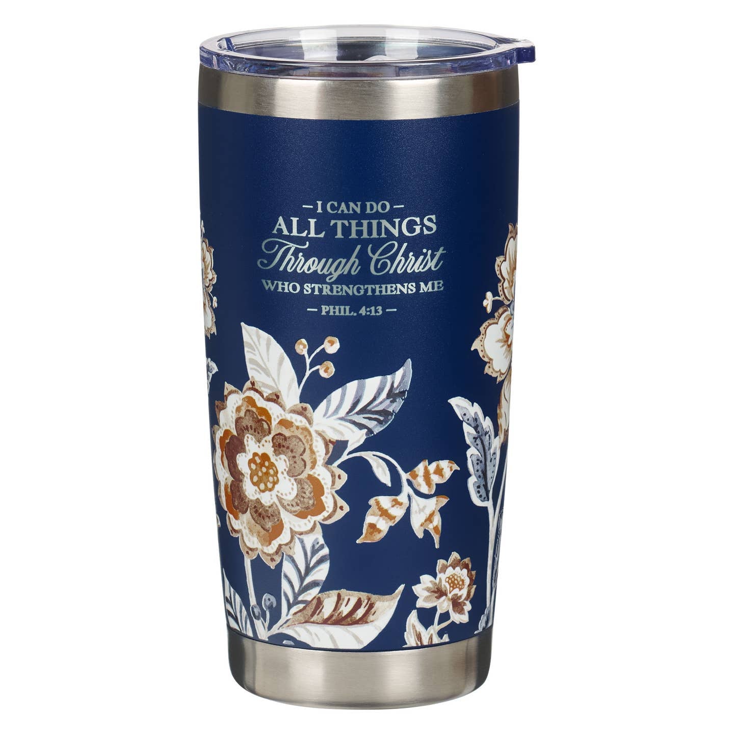 Tumbler Stainless Steel All Things Phil. 4:13