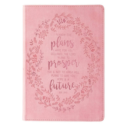 Journal Classic Pink I Know the Plans Jer. 29:11