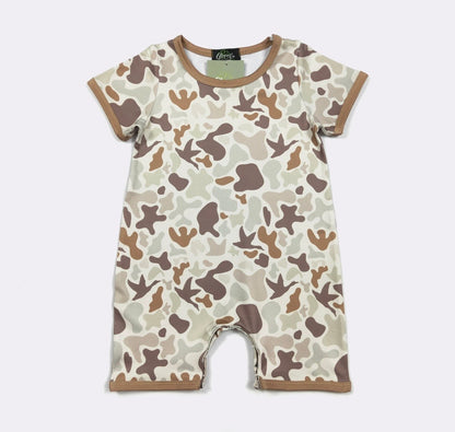 Clothing for Baby Boy - Muted Camo Boy Romper