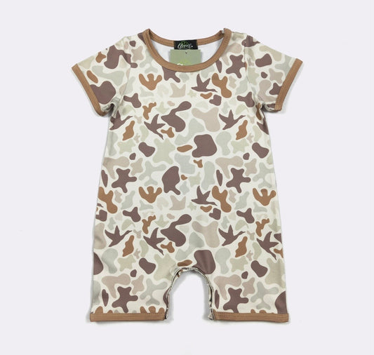 Clothing for Baby Boy - Muted Camo Boy Romper