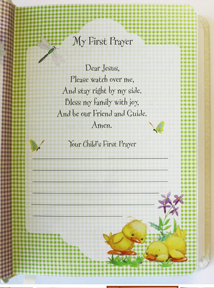 NKJV Baby’s First Bible – Fuzzy Duckling Keepsake Bible