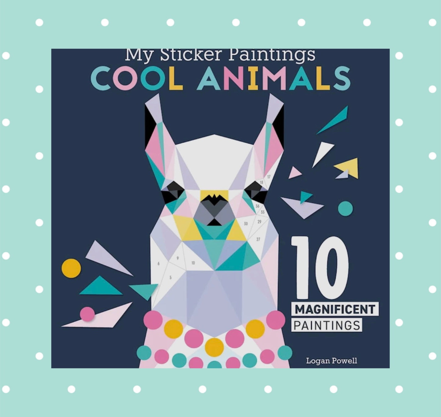 My Sticker Paintings: Cool Animals