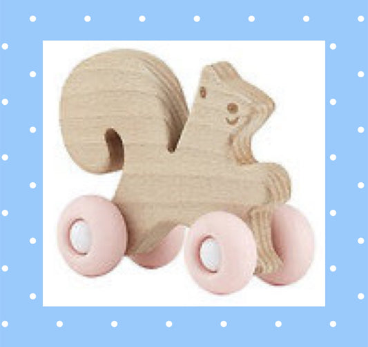 Silicone Wood Toy - Squirrel