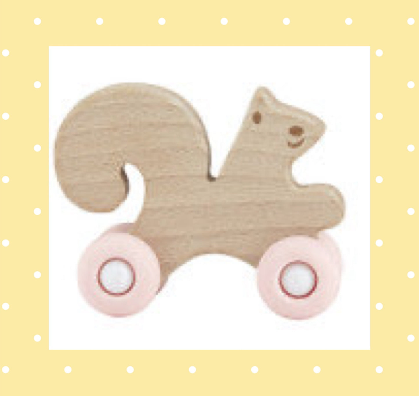 Silicone Wood Toy - Squirrel