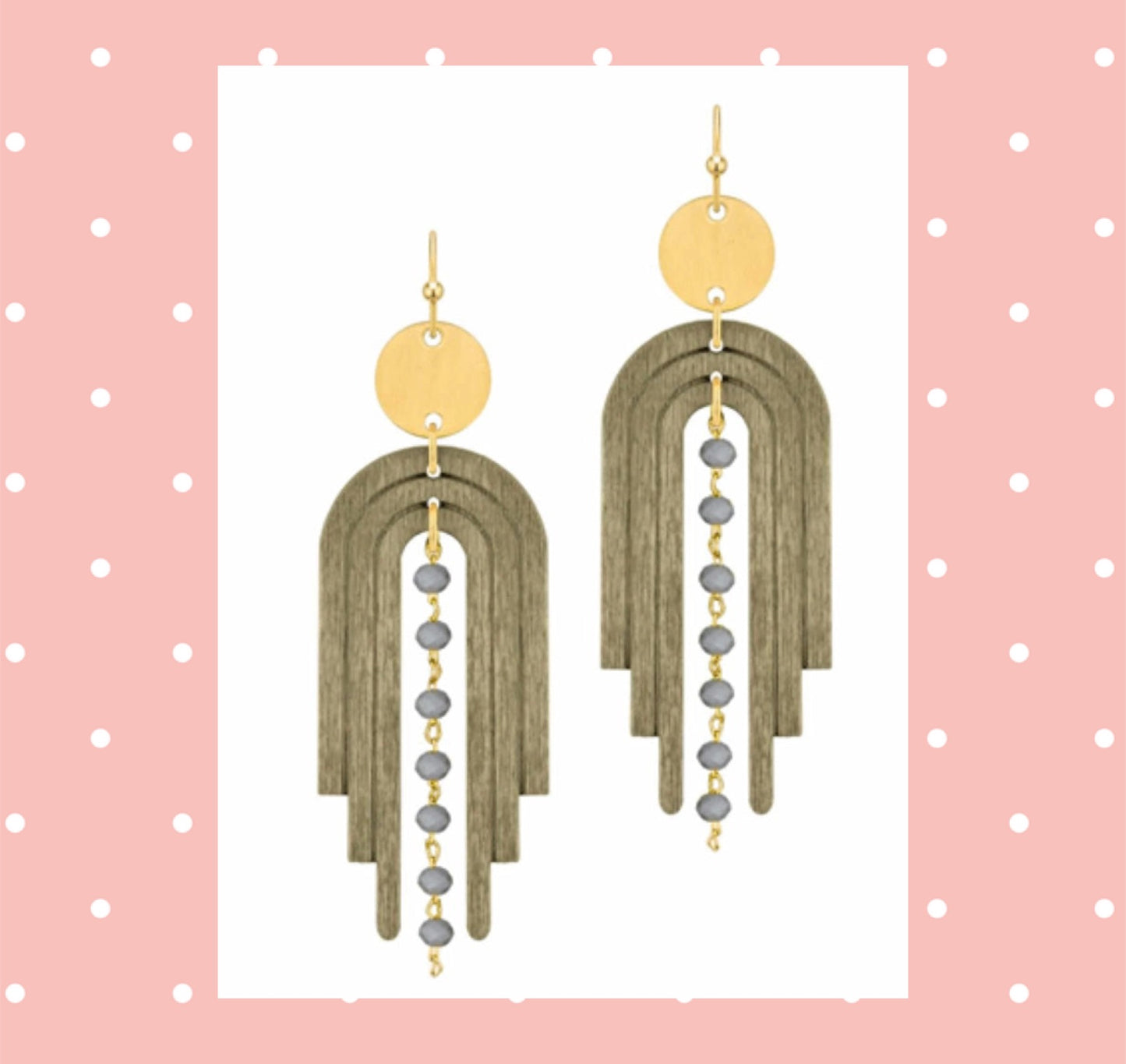 Trendy Earrings - Available in 2 colors