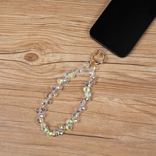 Crystal Phone Wristlet Lanyard