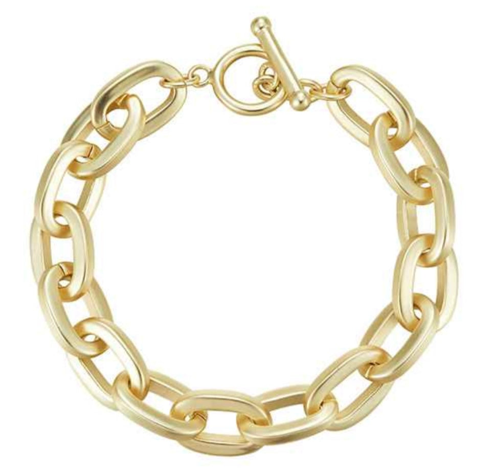 Bracelet - Matt GP Fancy Link Toggle