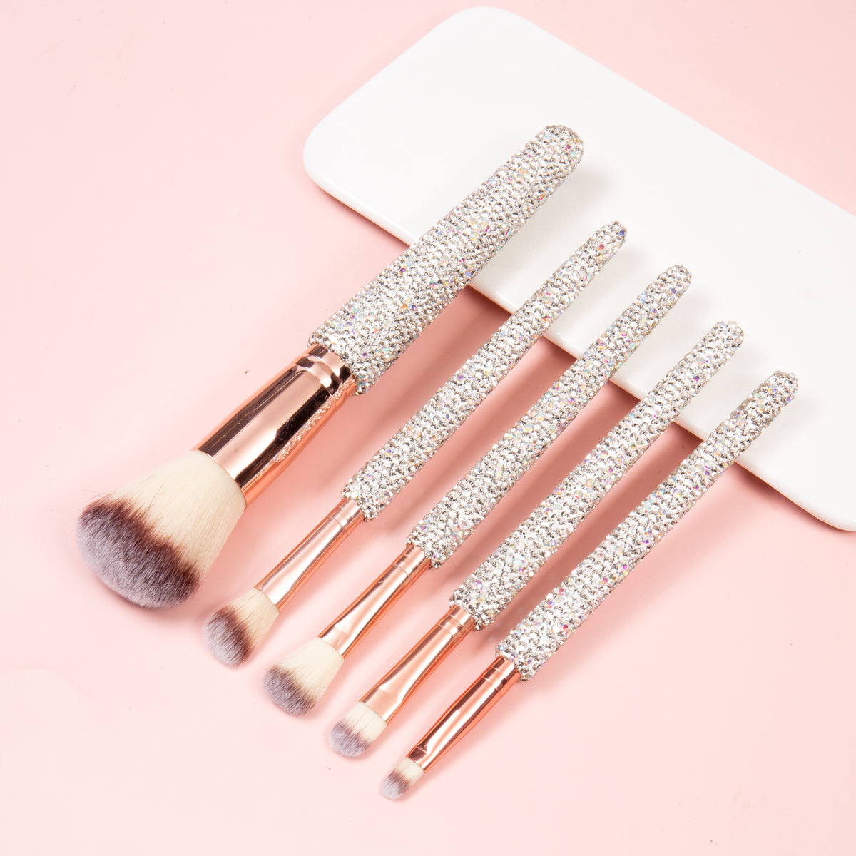 Bling Bling!! 5 piece Luxury Makeup Brush Set