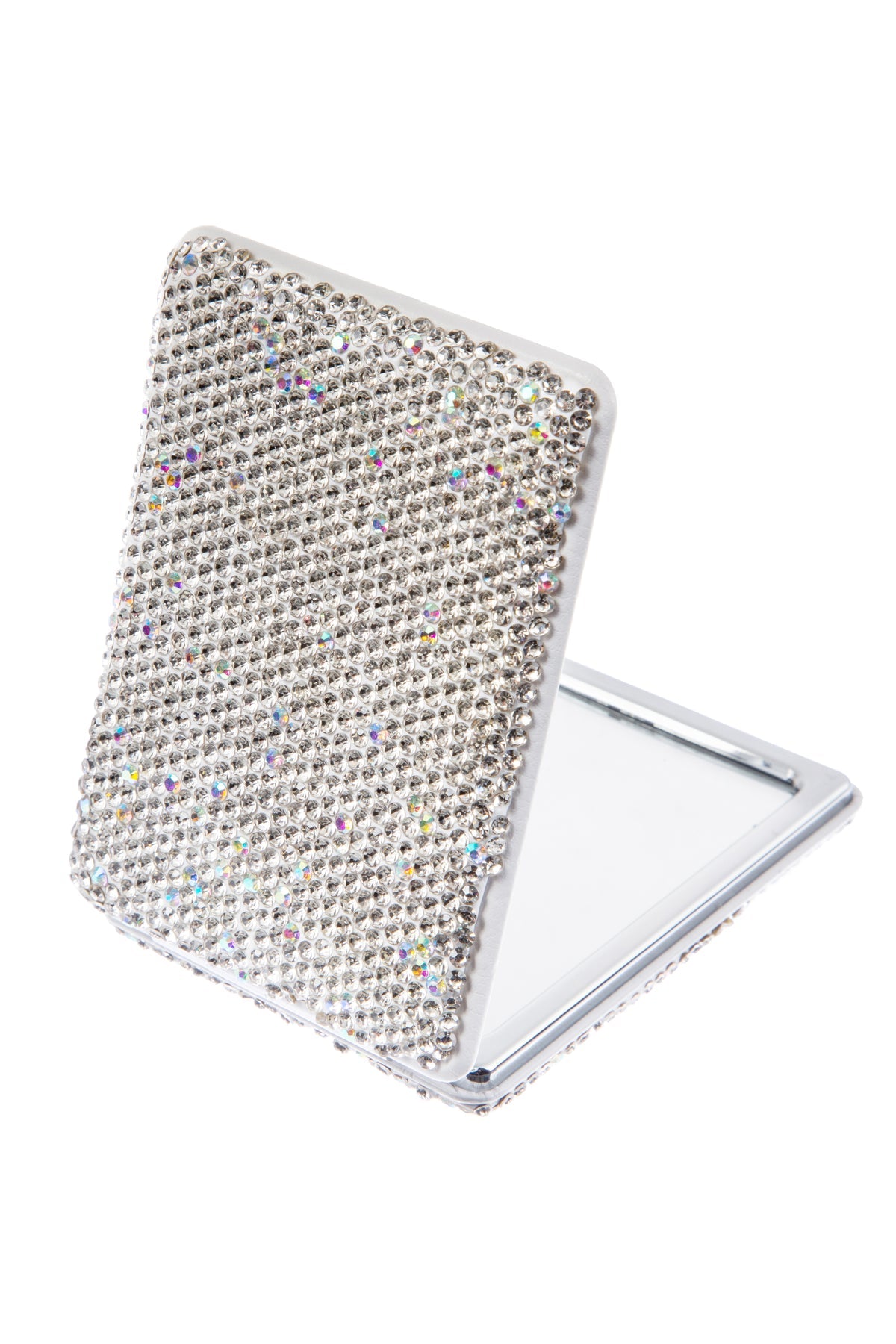 Bling Bling!! Rectangle Compact Folding Mirror available in 2 colors