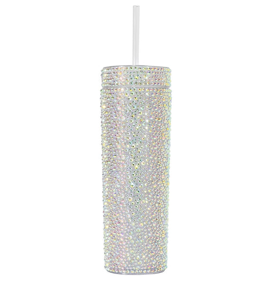 Bling Bling! Rhinestone-encrusted Tumbler - Available in 5 dazzling colors