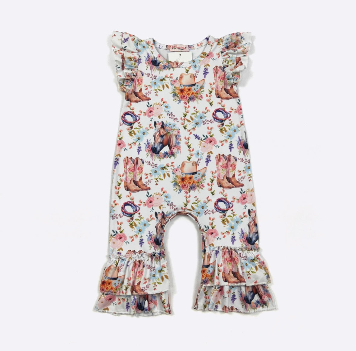 Clothing for Baby Girl - Blooming Ranch Baby Romper