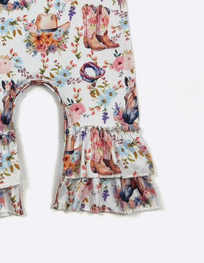 Clothing for Baby Girl - Blooming Ranch Baby Romper