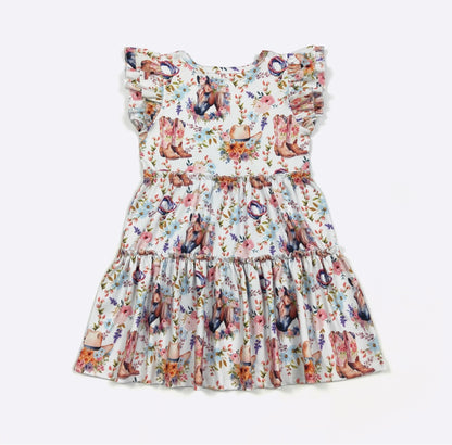 Clothing for Toddler Girl - Blooming Ranch Girls Dress