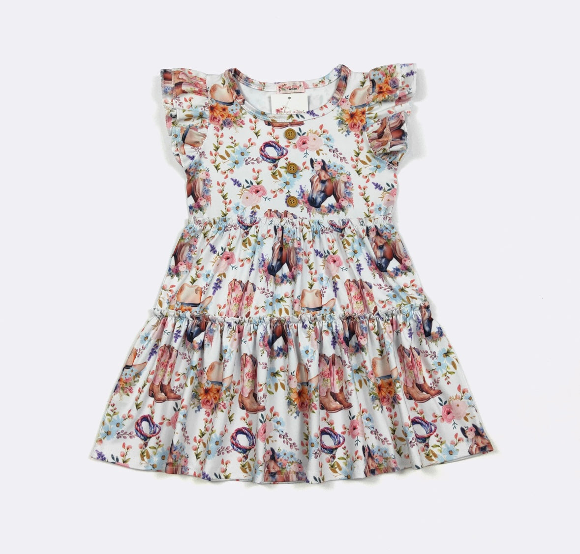Clothing for Toddler Girl - Blooming Ranch Girls Dress