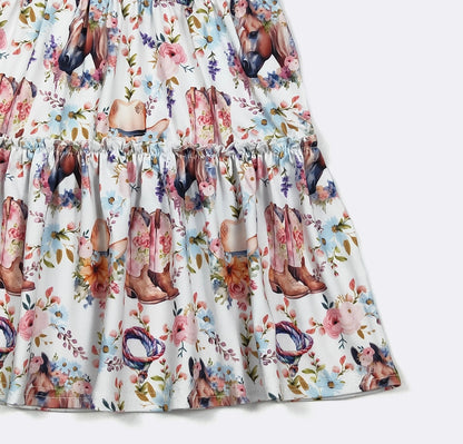 Clothing for Toddler Girl - Blooming Ranch Girls Dress