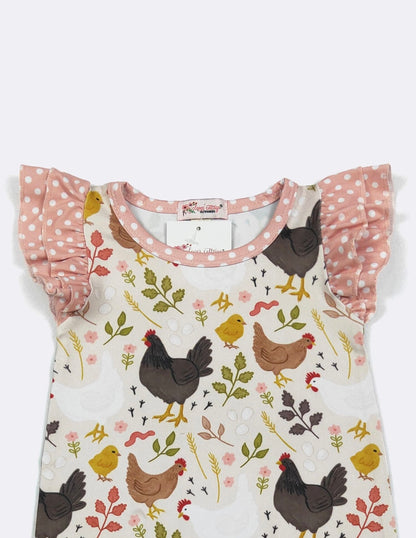 Clothing for Baby Girl - Chicken Chic Baby Romper