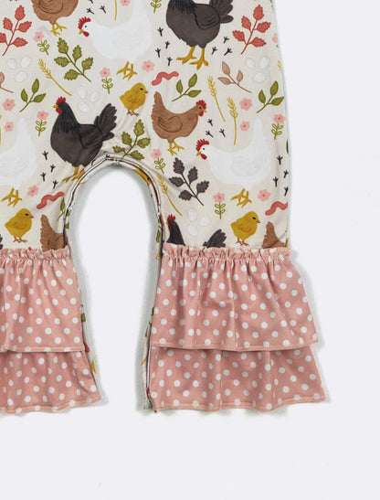 Clothing for Baby Girl - Chicken Chic Baby Romper