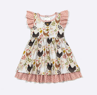 Clothing for Toddler Girl - Chicken Chic Girls Dress