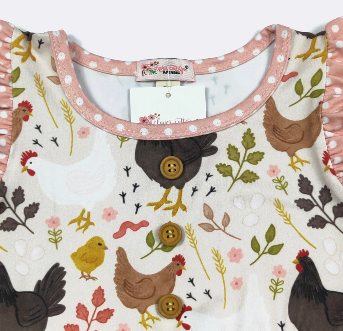 Clothing for Toddler Girl - Chicken Chic Girls Dress