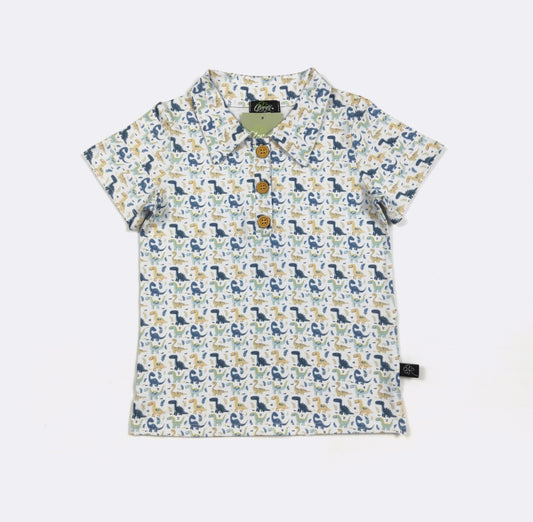 Clothing for Toddler Boy - Dino Smiles Boy Collar Shirt