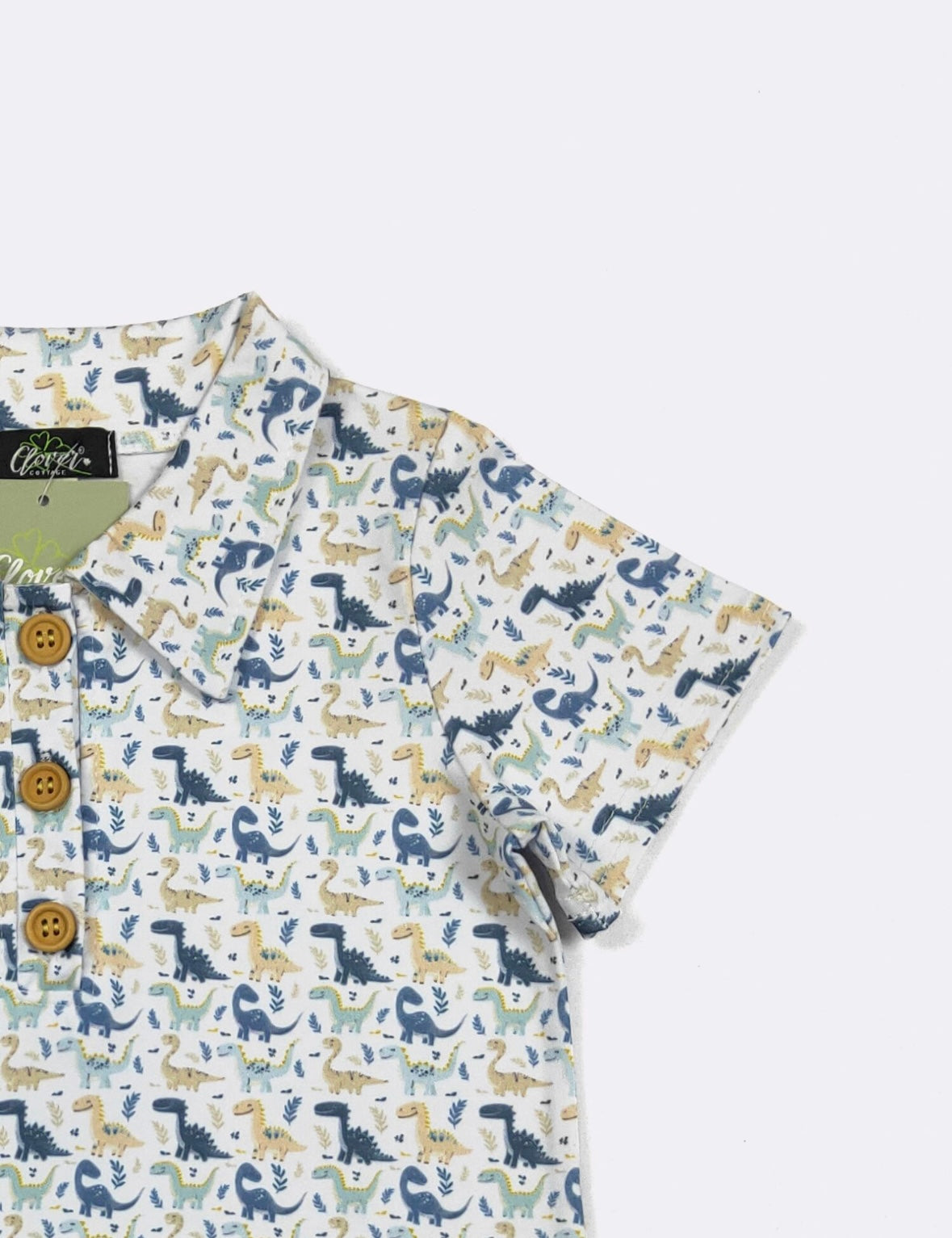 Clothing for Toddler Boy - Dino Smiles Boy Collar Shirt