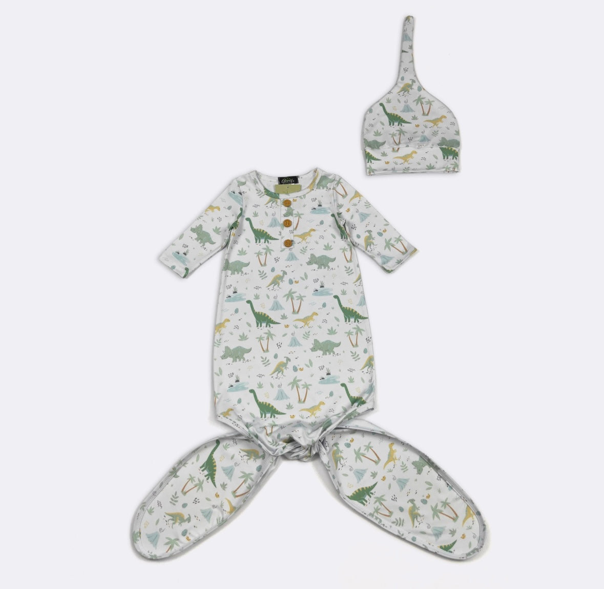 Clothing for Baby boy - Dino-Mite Baby Knotted Gown