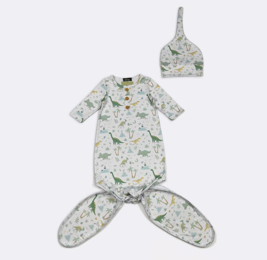 Clothing for Baby boy - Dino-Mite Baby Knotted Gown